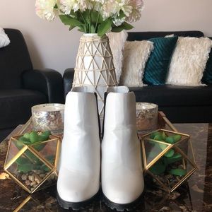 White Ankle Boots